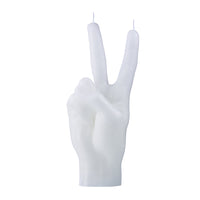PEACE CANDLEHAND - WHITE