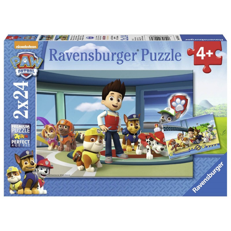 PUZZLE 2X24 PAW PATROL AUDACI INVESTIGATORI