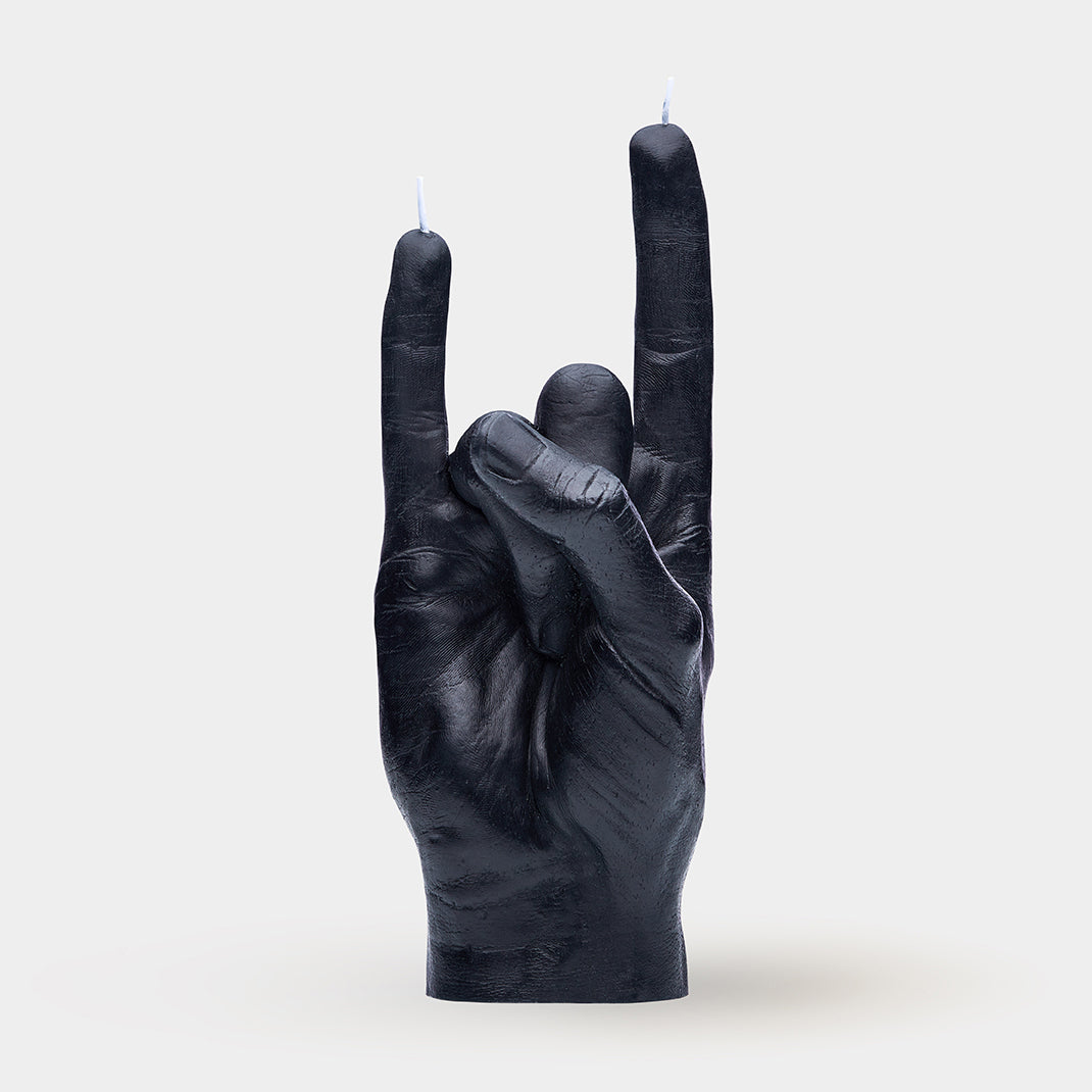YOU ROCK CANDLE HAND - BLACK