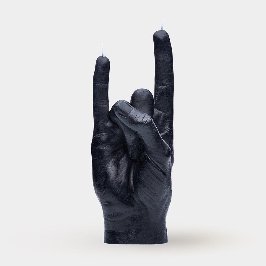 YOU ROCK CANDLE HAND - BLACK