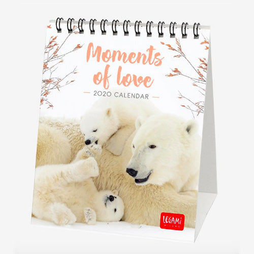 CALENDARIO 2020 DA TAVOLO MOMENTS OF LOVE
