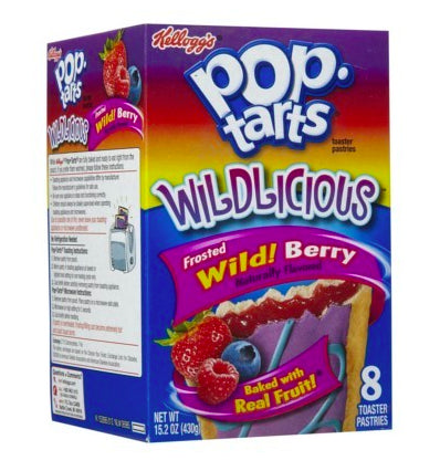 POP TARTS WILDLICIOUS CON GLASSA AI FRUTTI DI BOSCO