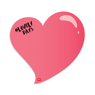 SOMETHING TO REMEMBER LAVAGNA MAGNETICA - HEART SHAPE