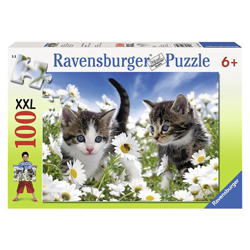 PUZZLE 100PZ XXL - GATTINI FRA LE MARGHERITE