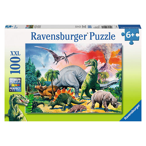 PUZZLE 100PZ XXL - FRA I DINOSAURI