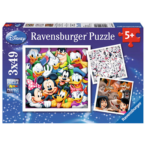 PUZZLE 3X49 - I CLASSICI DISNEY
