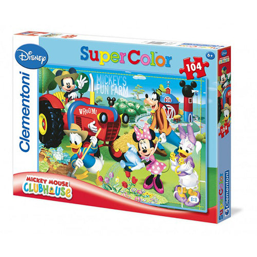 PUZZLE 104 PZ - IN CAMPAGNA CON TOPOLINO