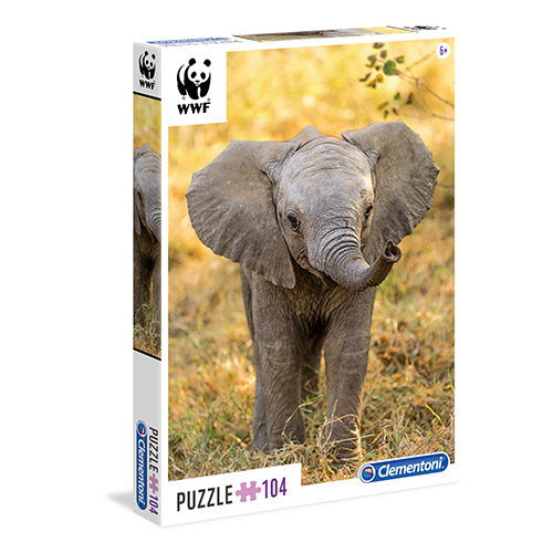 PUZZLE 104pz WWF  - ELEFANTE