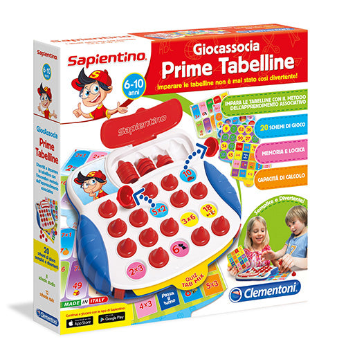 SAPIENTINO GIOCASSOCIA PRIME TABELLINE