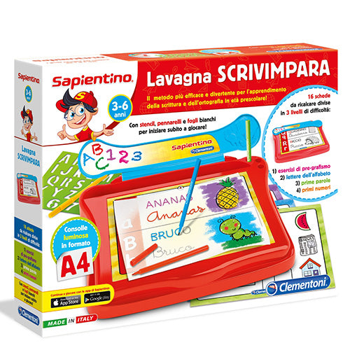 SAPIENTINO - LAVAGNA MAGN. SCRIVI IMPARA