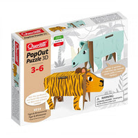 TECNO PUZZLE 3D - TIGRE & RINOCERONTE
