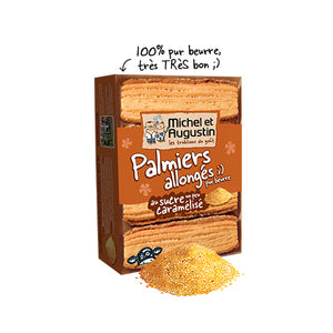 PALMIERS ALLONGES CARAMELIZED