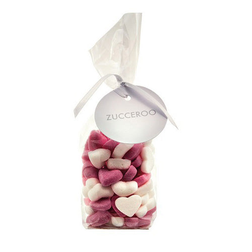 ZUCCHERO CUORICINI ROSA/BIANCO 150G