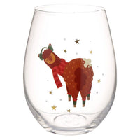 SET 2 BICCHIERI - LAMA - AMICI DEL NATALE