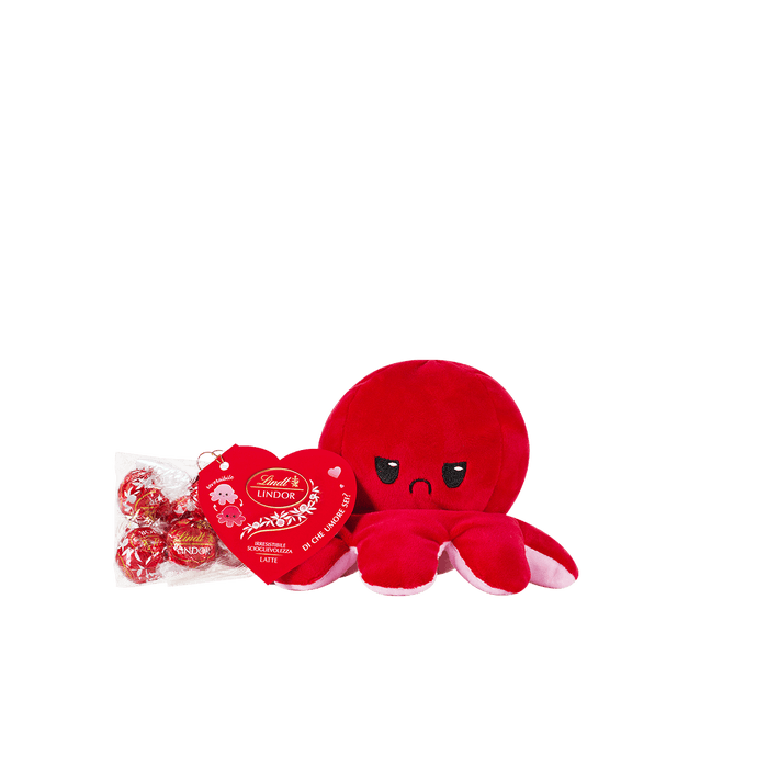LINDOR PELUCHE POLIPO SAN VALENTINO