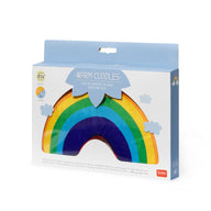 cuscino termico con semi di lino - warm cuddles rainbow