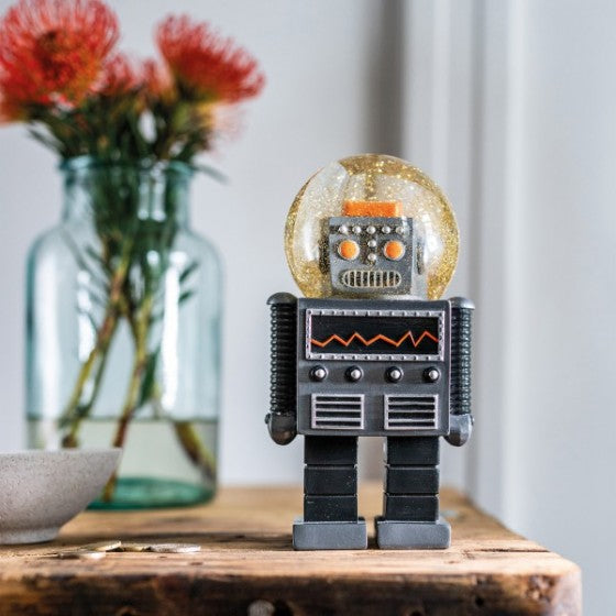 SFERA CON GLITTER THE GIANT ROBOT