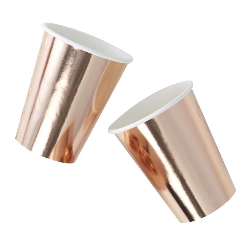 BICCHIERI CUPS ROSE GOLD  
