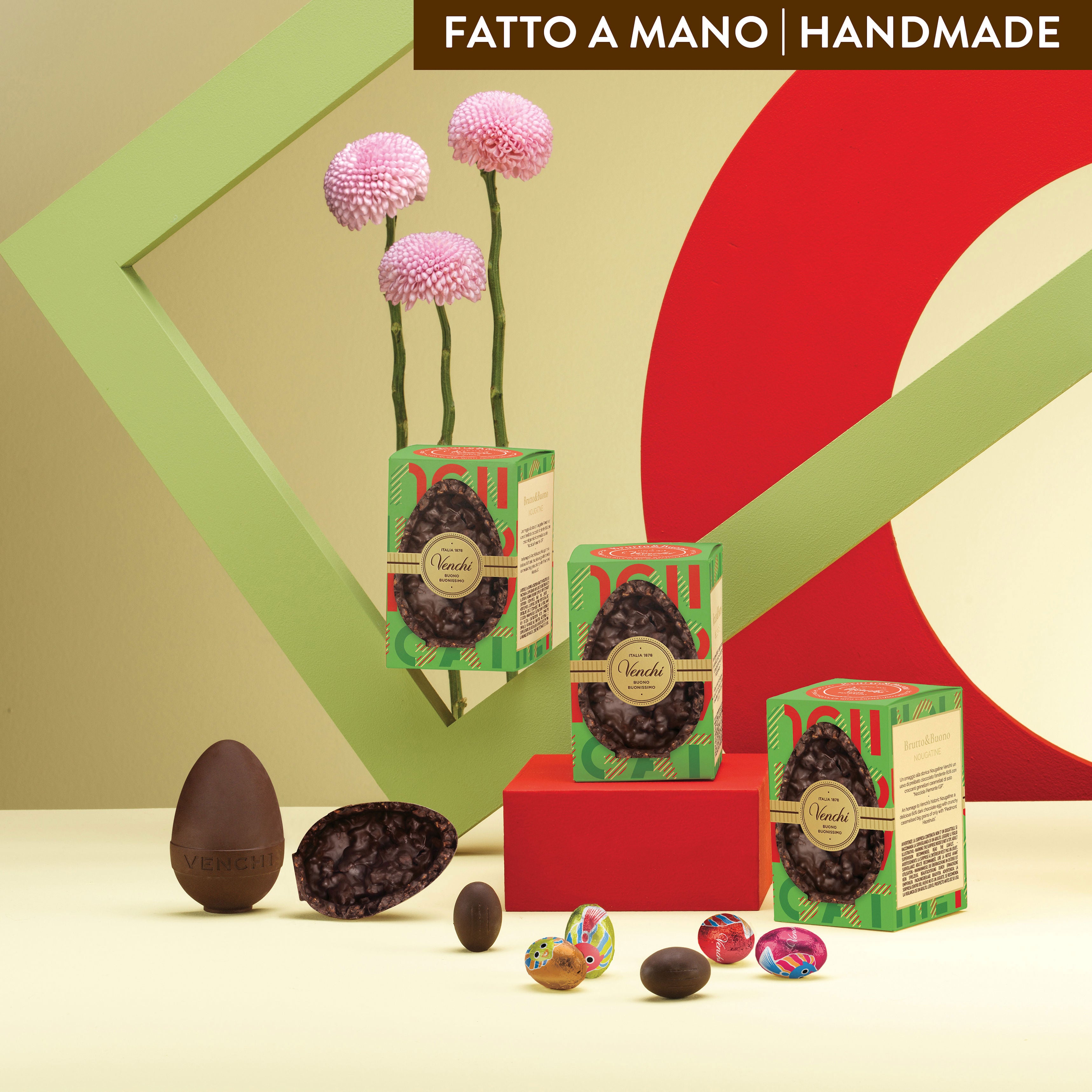 MINI UOVO PASQUA VENCHI NOUGATINE BRUTTO&BUONO