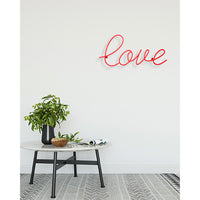 LOVE - WALL WIRE WORLD RED