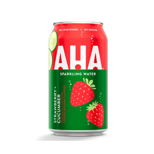 AHA SPARKLING WATER STRAWBERRY + CUCUMBER