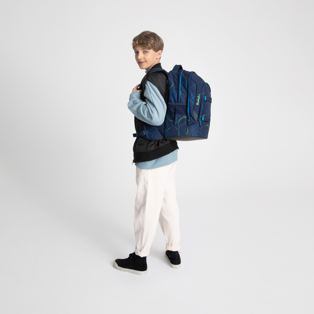 SATCH PACK BLUE TECH - ZAINO SCUOLA