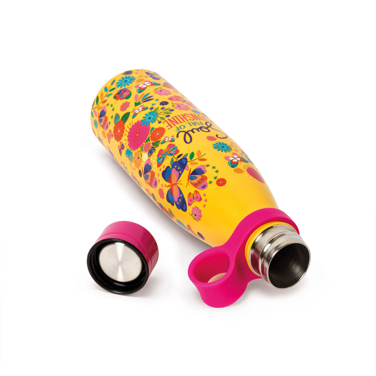 bottiglia termica - hot & cold vacum bottle butterfly 500ml