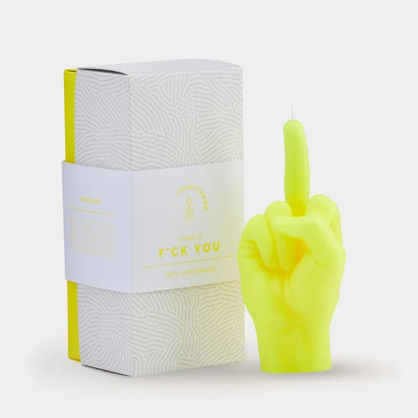 F*CK YOU CANDLEHAND - FLUORESCENT YELLOW