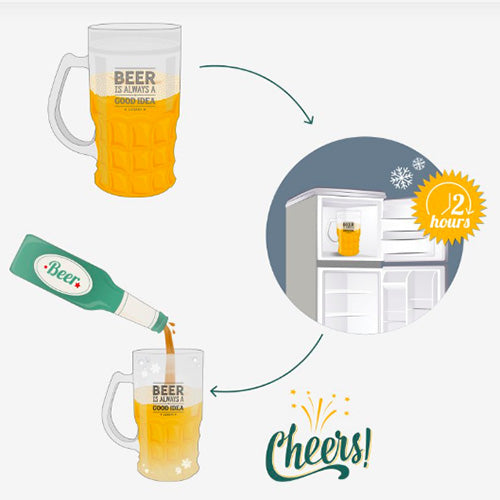 BOCCALE DI BIRRA REFRIGERANTE - COOLING BEER MUG