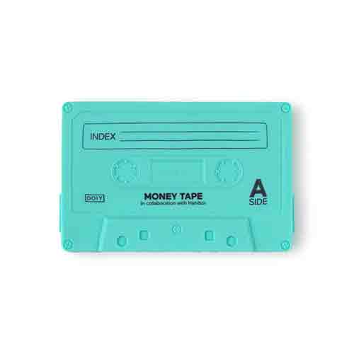 MONEY TAPE GREEN - PORTAMONETE