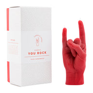 YOU ROCK CANDLEHAND - RED