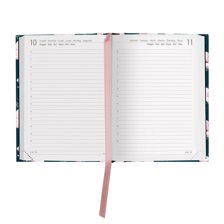 AGENDA 12 MESI GIORNALIERA SMALL - 2021 - FLOWERS