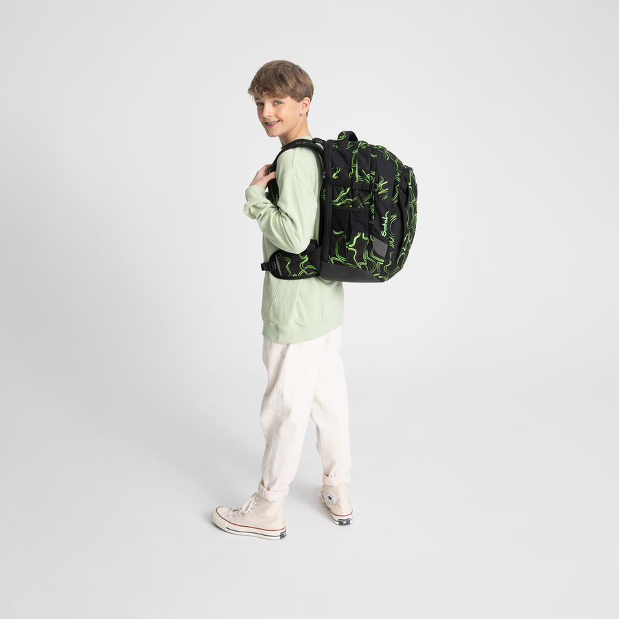 SATCH MATCH GREEN SUPREME - ZAINO SCUOLA