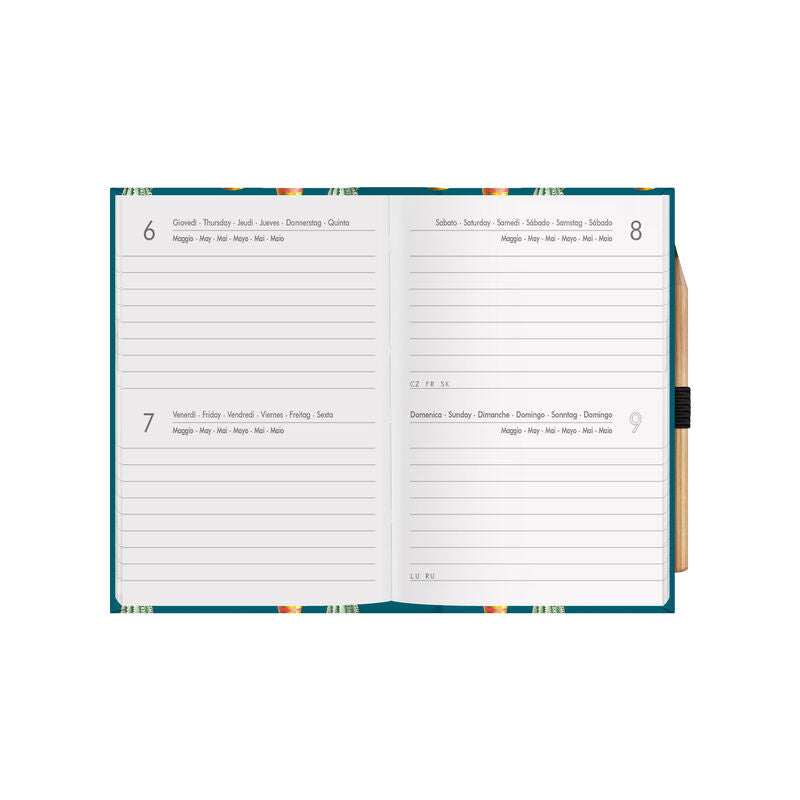 AGENDA 12 MESI BIGIORNALIERA MINI - 2021 - CACTUS