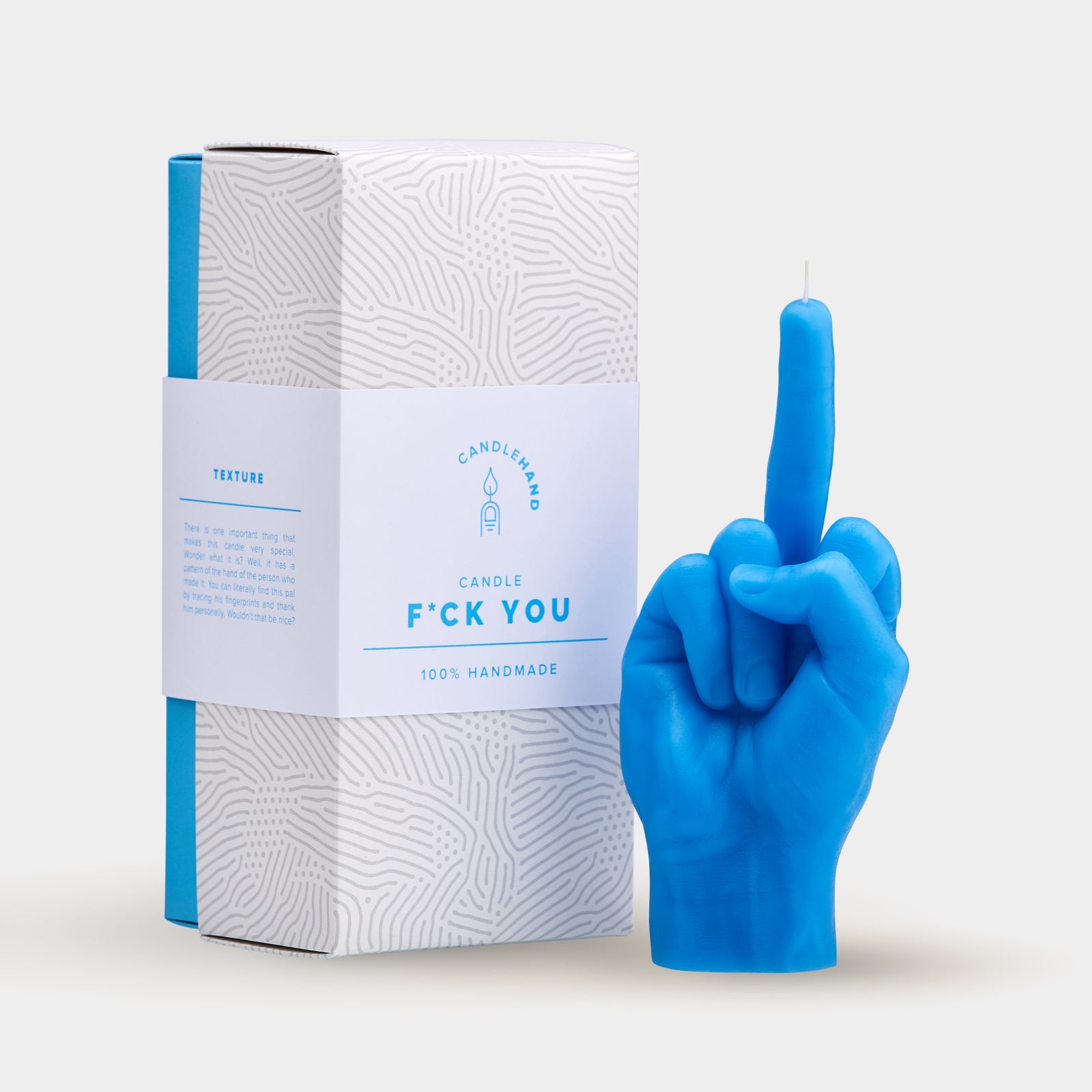 F*CK YOU CANDLE HAND - BLUE