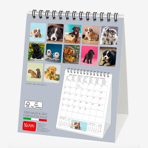 CALENDARIO 2020 DA TAVOLO PUPPIES
