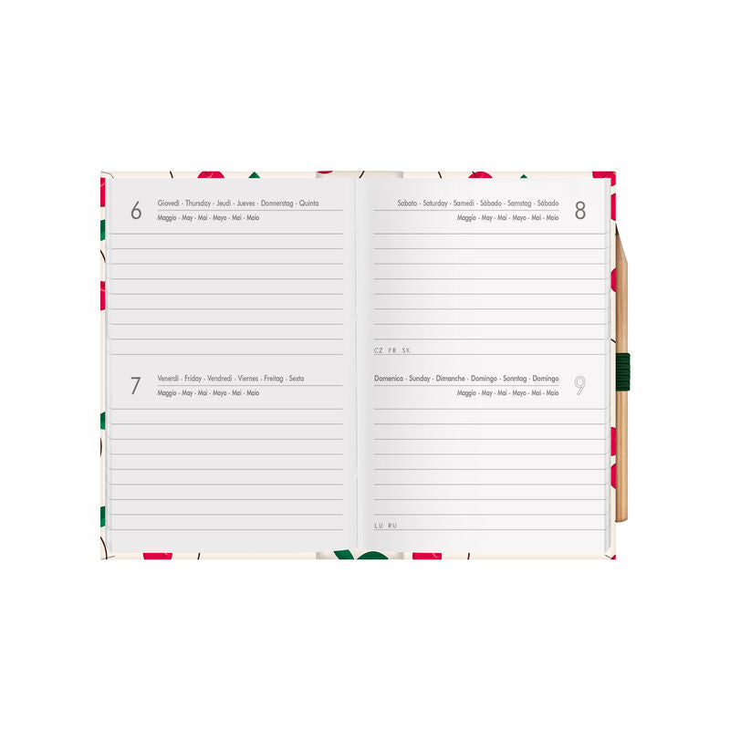 AGENDA 12 MESI BIGIORNALIERA MINI - 2021 - CHERRY BOMB