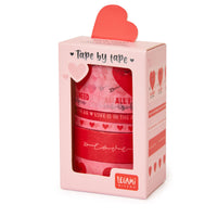 TAPE BY TAPE - SET 5 NASTRI ADESIVI DI CARTA HEART