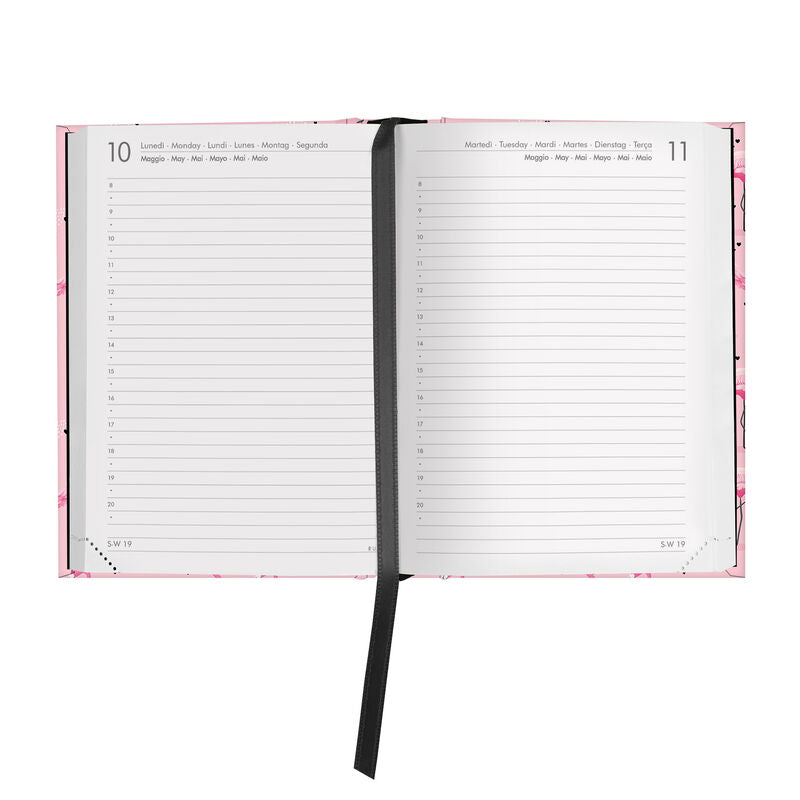 AGENDA 12 MESI GIORNALIERA SMALL - 2021 - FLAMINGOS