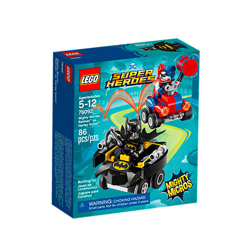 MIGHTY MICROS: BATMAN VS HARLEY QUINN SUPER HEROES 76092