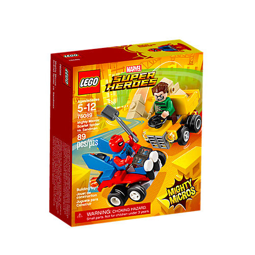 MIGHTY MICROS: SCARLET SPIDER VS SANDMAN SUPER HEROES 76089