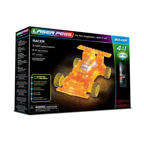COSTRUZIONI LASER PEGS RACER 4 IN 1