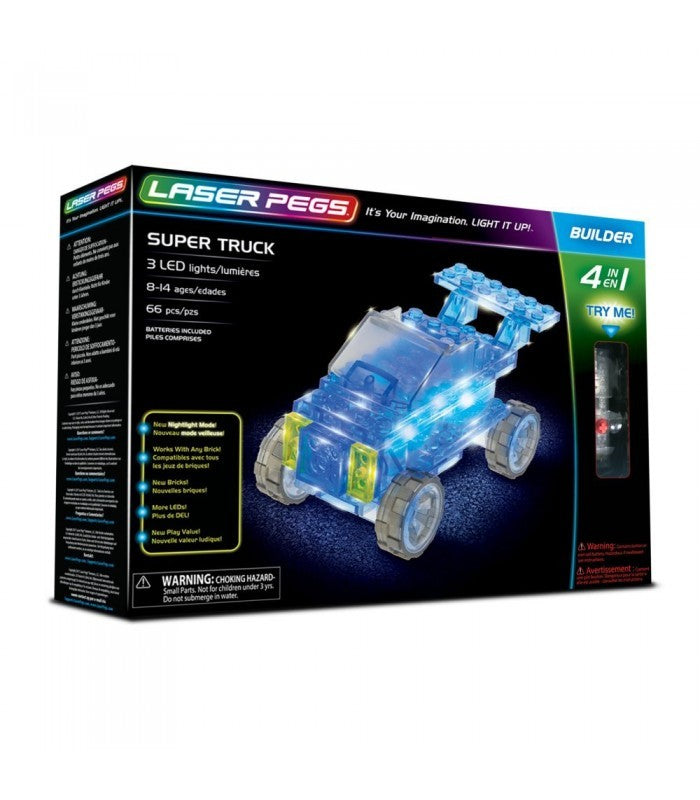 COSTRUZIONI LASER PEGS SUPER TRUCK 4 IN 1