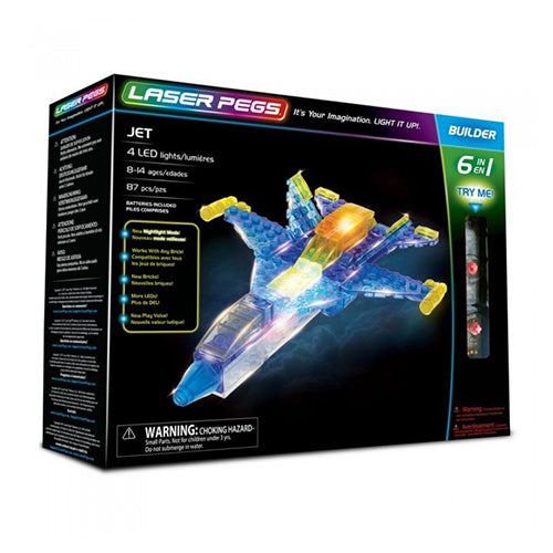 COSTRUZIONI LASER PEGS JET 6 IN 1