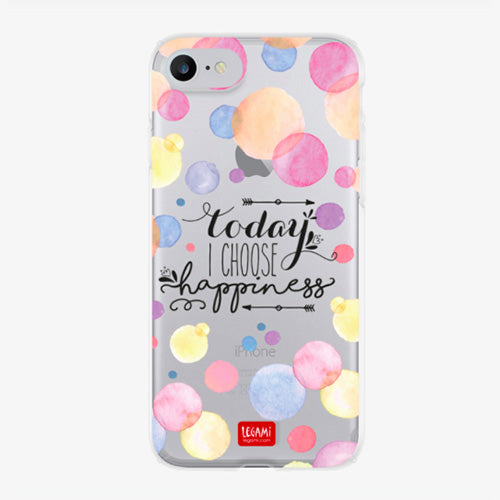 COVER CLEAR IPHONE 7 - 8 HAPPINESS