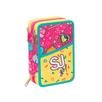 SJ GANG GIRL GIALLO - ASTUCCIO 3 ZIP SEVEN