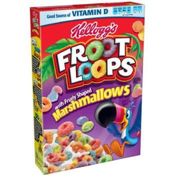 KELLOG'S FROOT LOOPS CEREALI CON MARSHMALLOWS