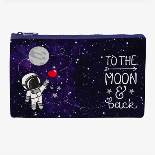 ZIPPER POUCH FUNKY COLLECTION - TO THE MOON