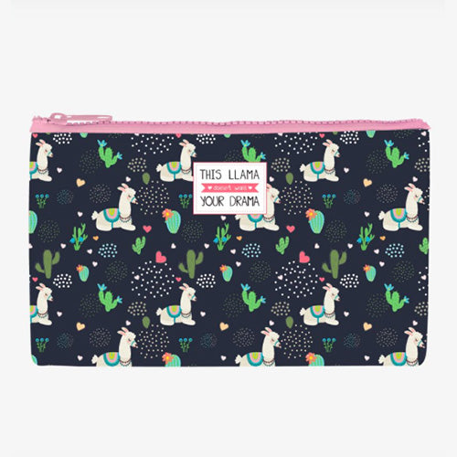 ZIPPER POUCH FUNKY COLLECTION - DRAMA LLAMA