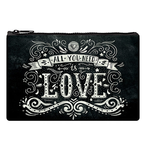 ZIPPER POUCH FUNKY COLLECTION - LOVE
